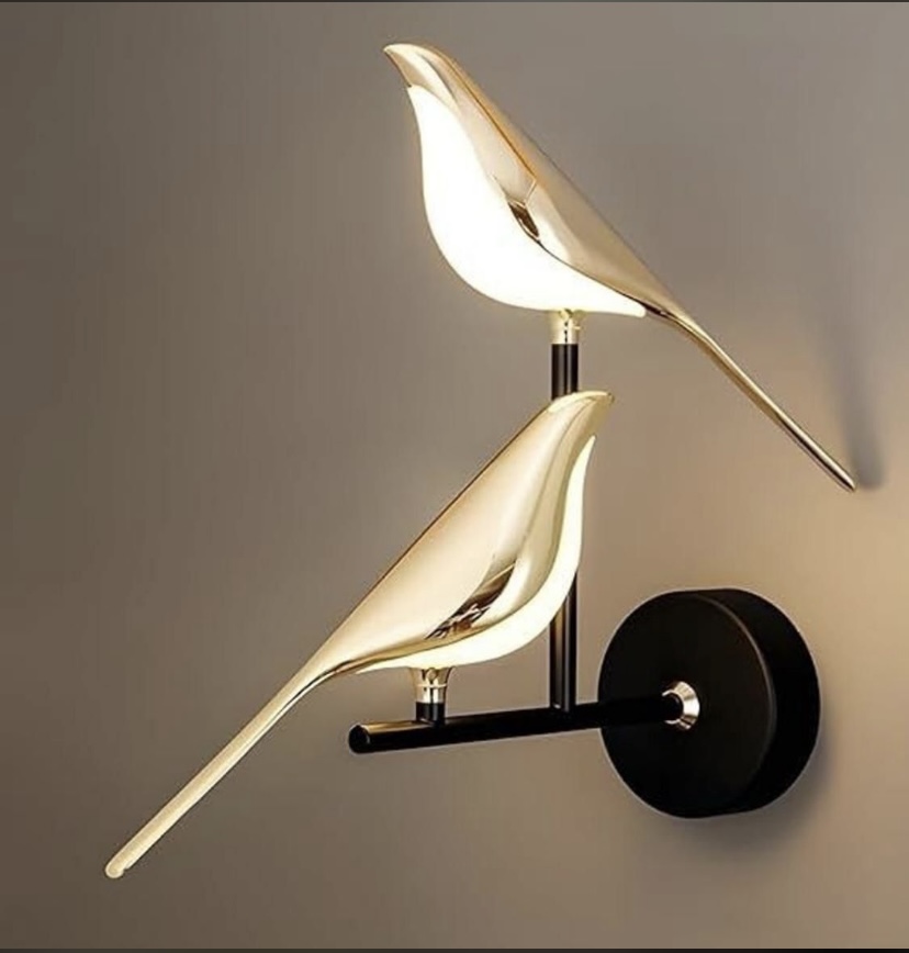 Birds Decorative Wall Light Duel