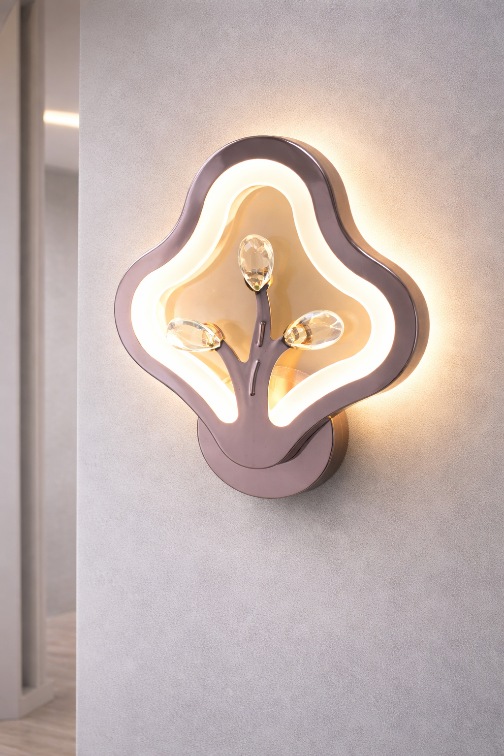 Rose Gold Decorative LED Wall Light