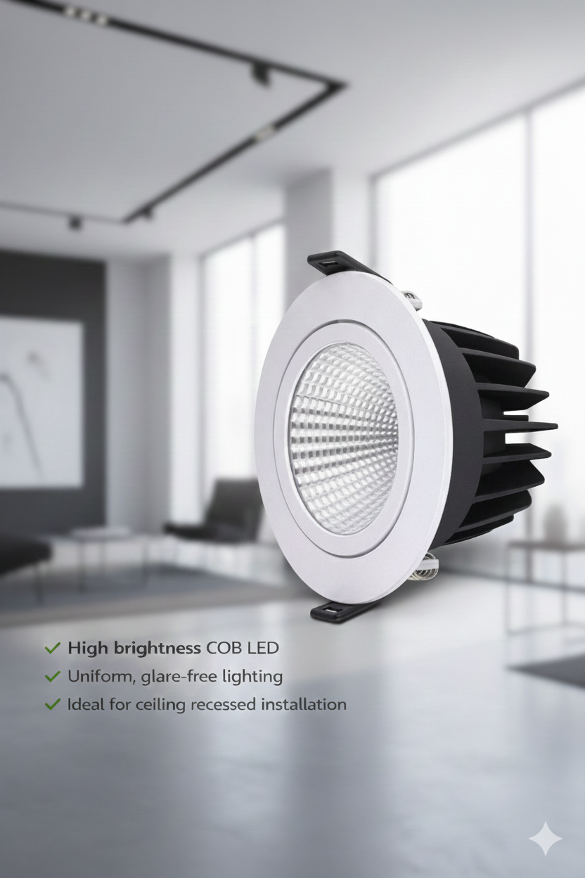30W COB Concealed Spot Light