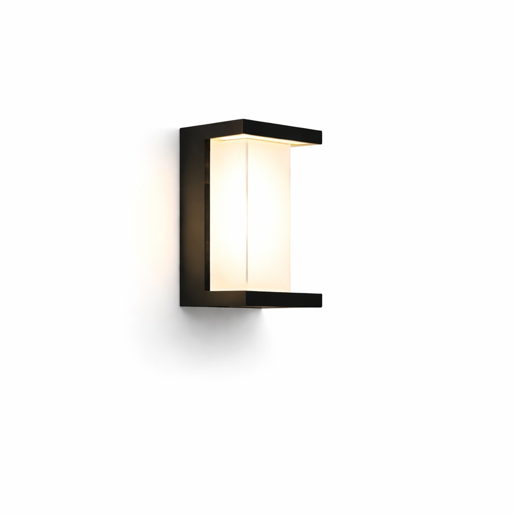 Modern Outdoor Wall Light –  Warm White, Waterproof
