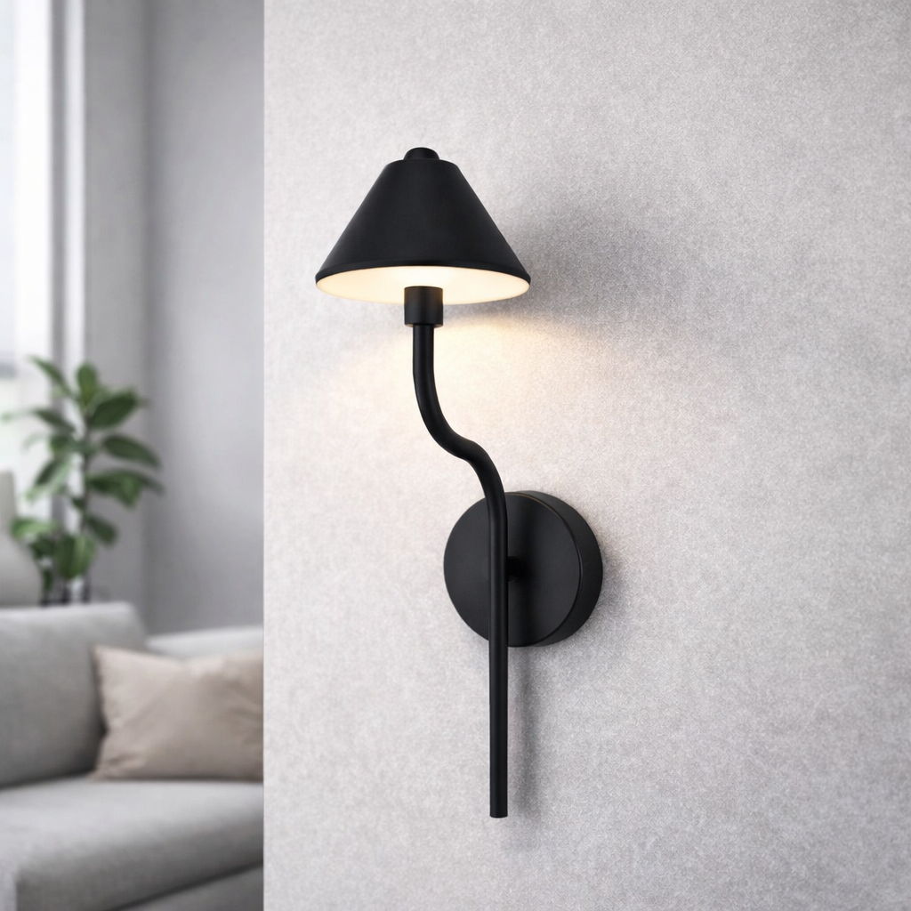Modern Black Wall Light