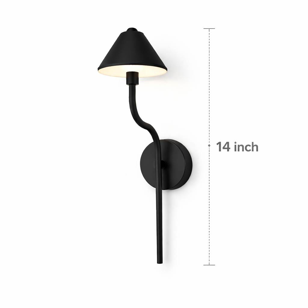 Modern Black Wall Light