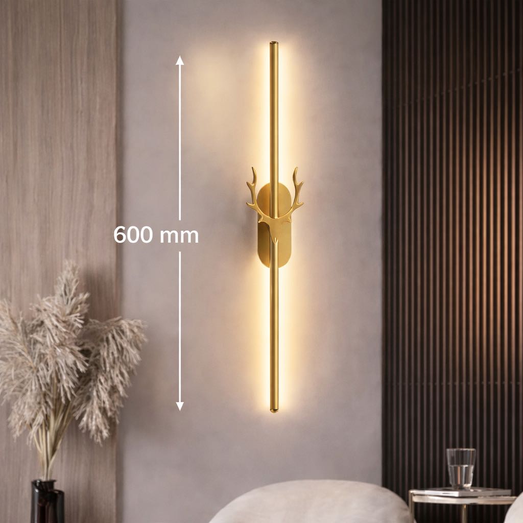 Modern Gold LED Wall Light 600mm |