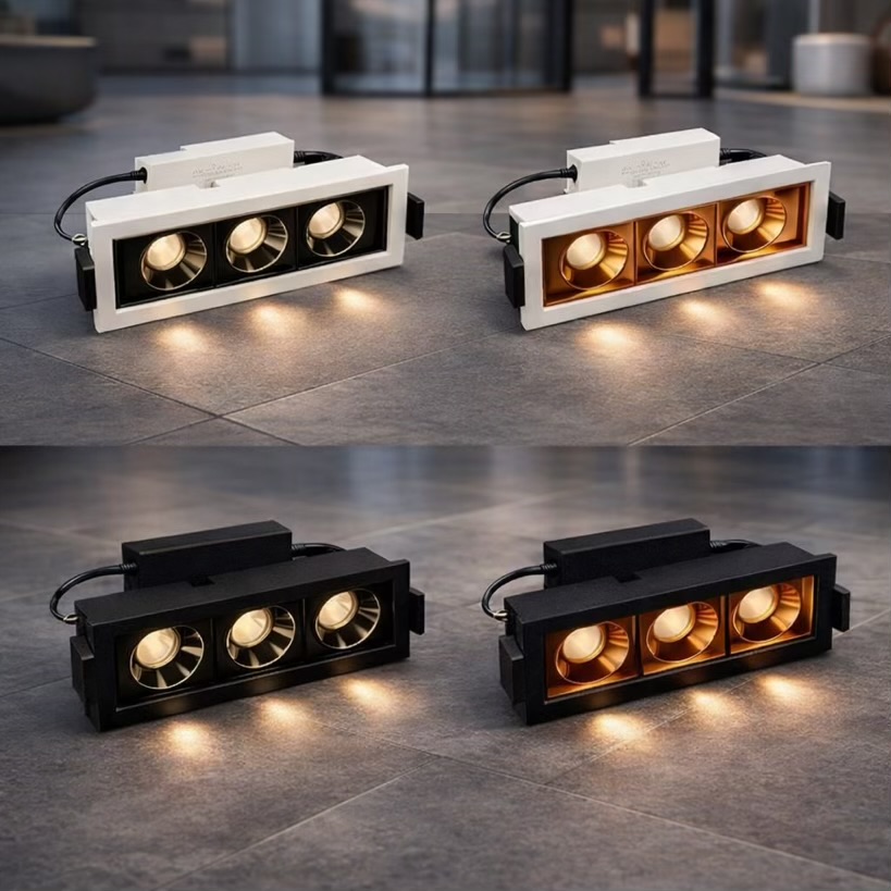 3 Head  LED Recessed Downlight