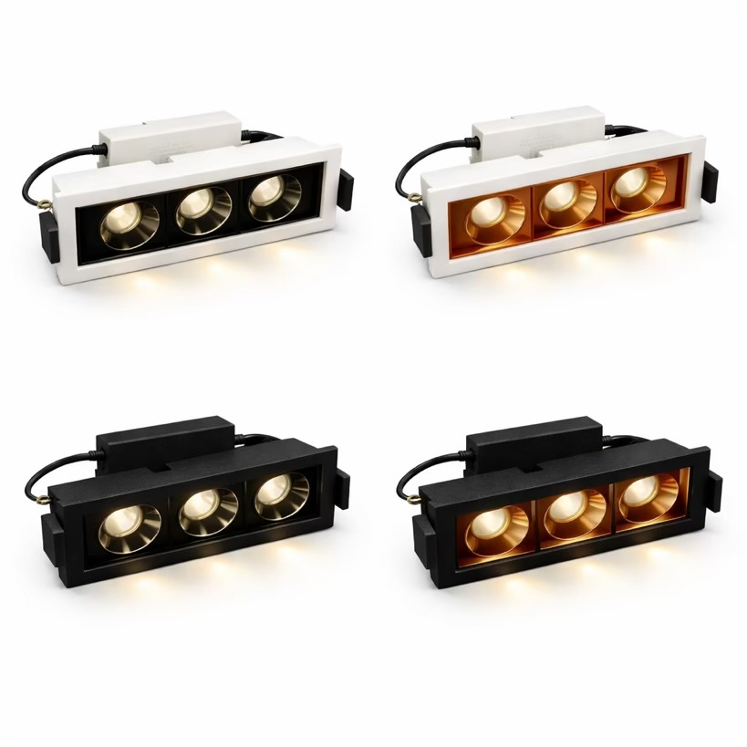 3 Head  LED Recessed Downlight