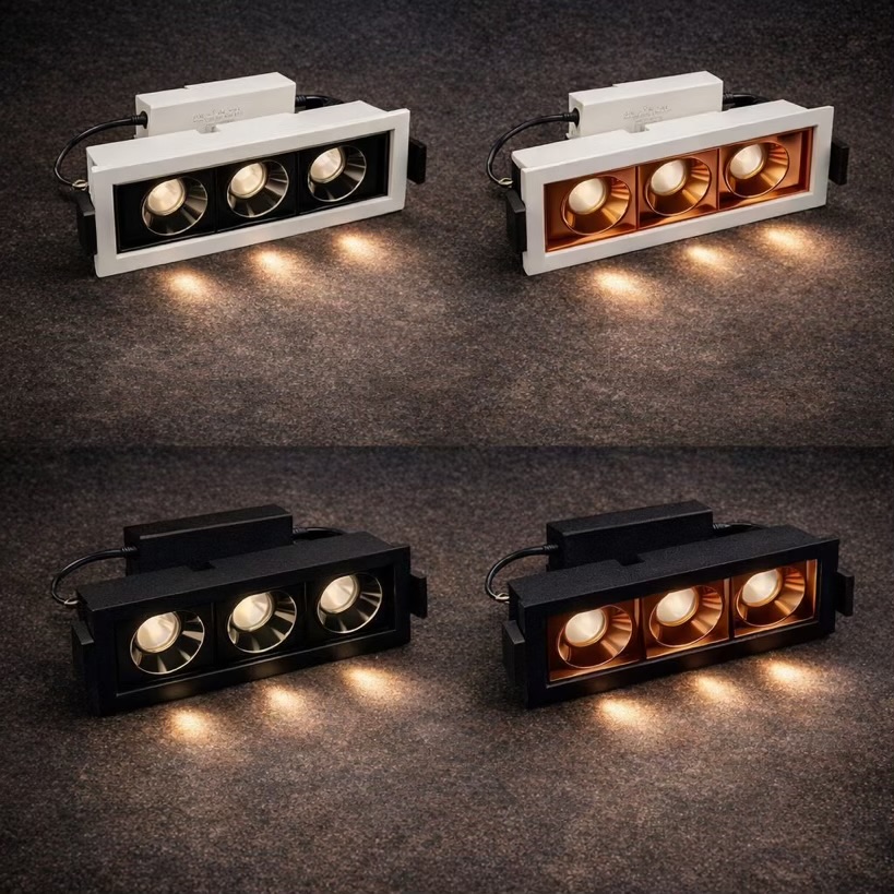 3 Head  LED Recessed Downlight