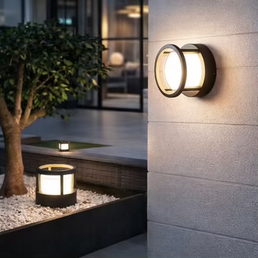 Modern Outdoor LED Wall & Garden Light
