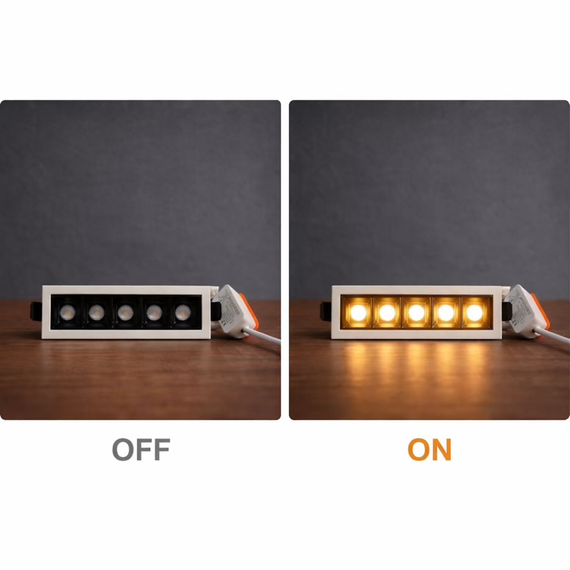 Linear Recessed LED Leaner Light