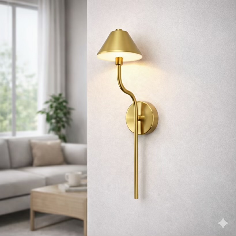 Golden Wall Decorative Light