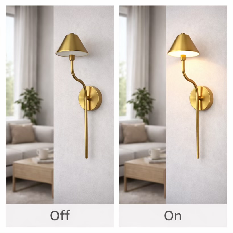Golden Wall Decorative Light