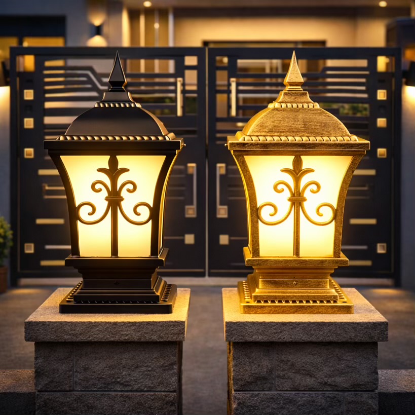Outdoor Main Gate Pillar Light