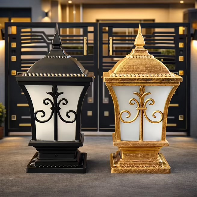 Outdoor Main Gate Pillar Light