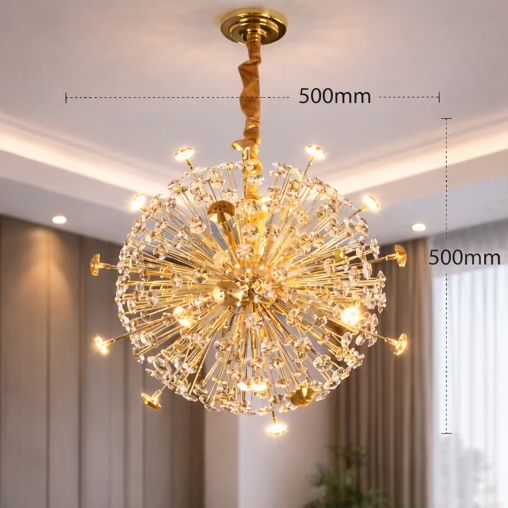 Corona Crystal Chandelier Light – 500 Mm