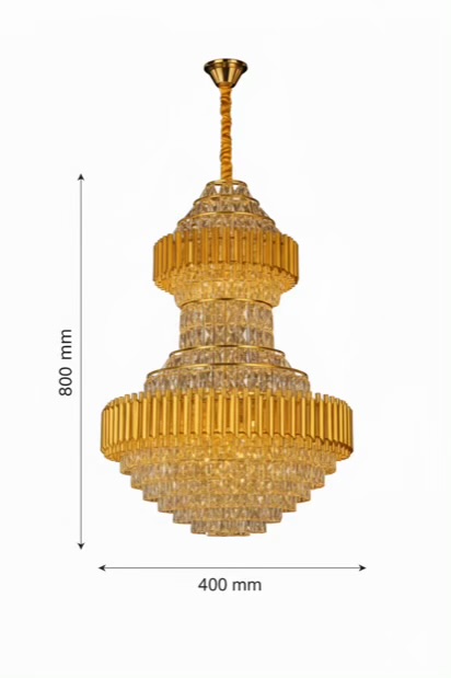 “800×400 Mm Mini Gold Chandelier”