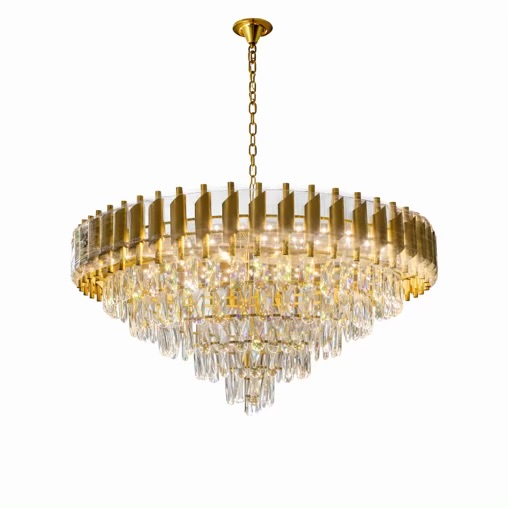 Gold Crystal Chandelier (800mm, 3CCT)