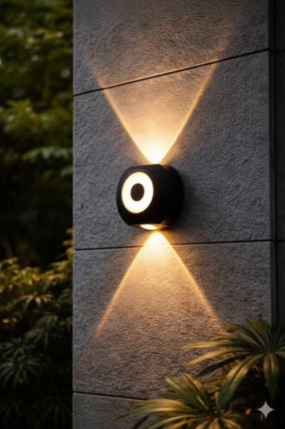 Apple Design Up Down Outdoor LED Wall Light