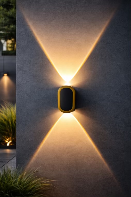 1+1W Up Down LED Outdoor Wall Light