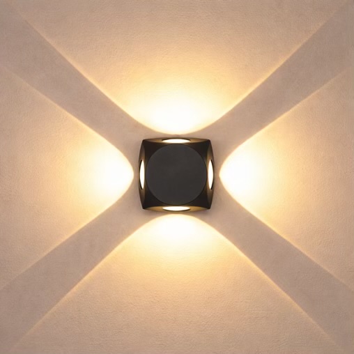 Four Way Outdoor LED Wall Light – Waterproof