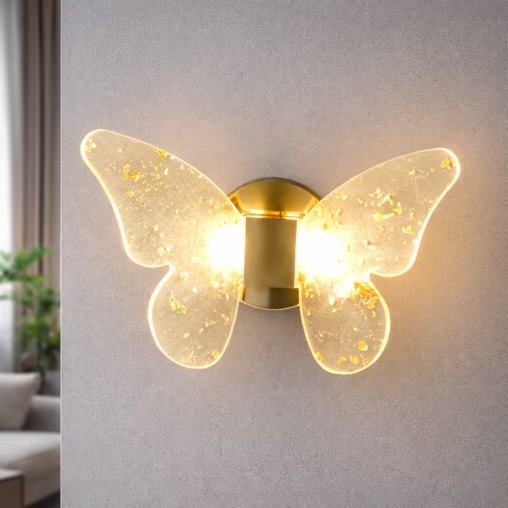Butterfly LED Wall Light – Modern Decorative