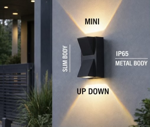 Mini Up Down LED Wall Light – Slim