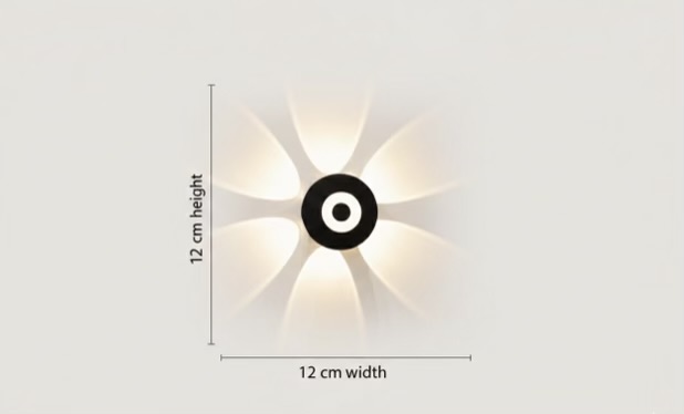 Six Way Flower LED Outdoor Wall Light – IP65