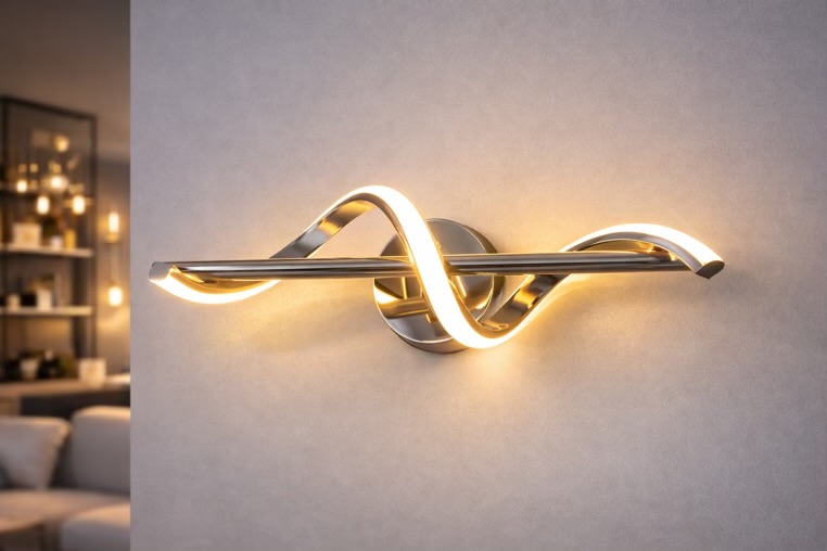 Spiral LED Wall Light