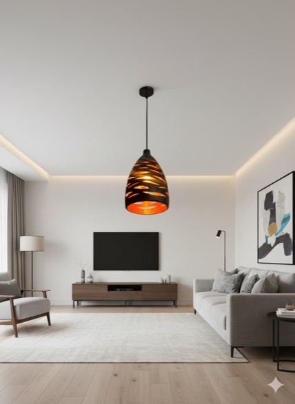 Single Pendant LED Hanging Light