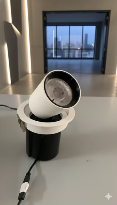 12W Adjustable COB LED Spotlight”