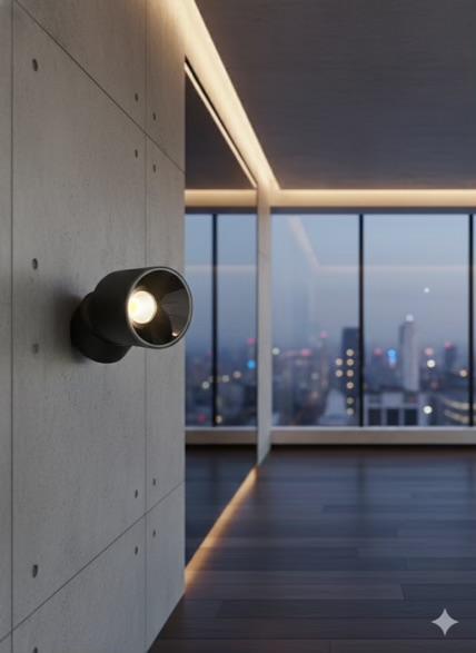 “12W Adjustable Drum COB Spot Light”