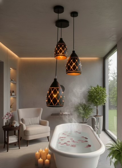 Triple Pendant Hanging Light