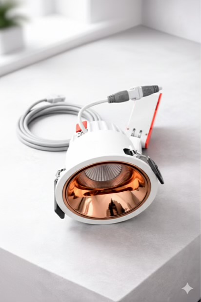 “6W COB LED Spot Light – Rose Gold”