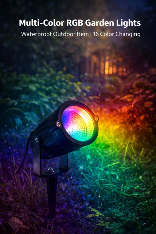 12W RGB Garden LED Light