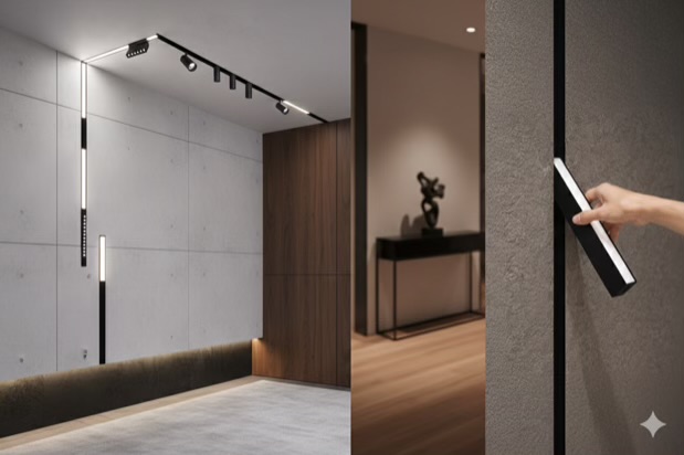 Slim Magnetic Linear Diffused Light