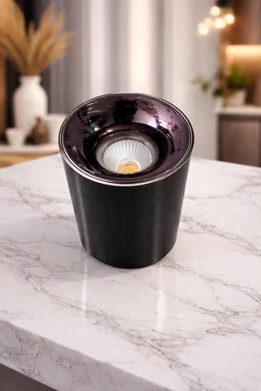 Black Surface COB Cylinder LED Light
