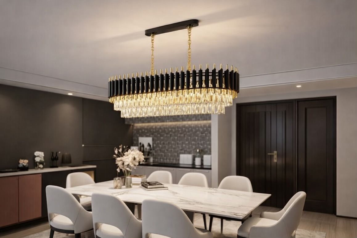 Modern LED Dining Room Chandelier Light