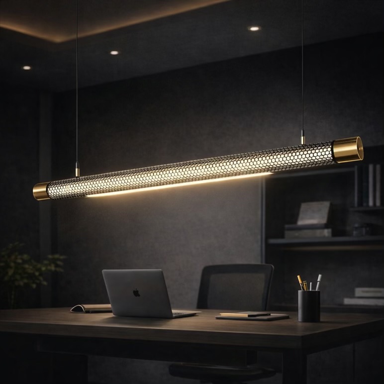 Linear Hanging Office Light