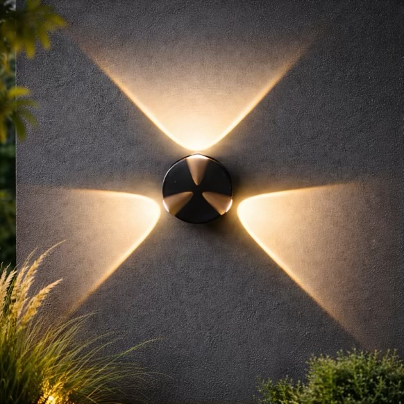 3 Way LED Outdoor Wall Light
