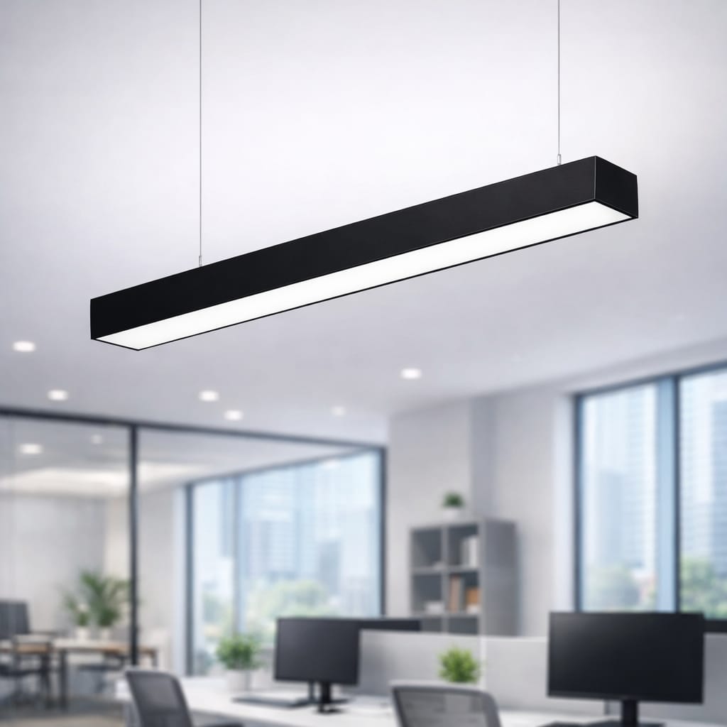 Linear LED Pendant Light For Office