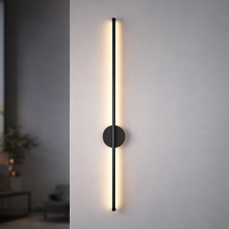 Minimalist Black Wall Sconce Lamp