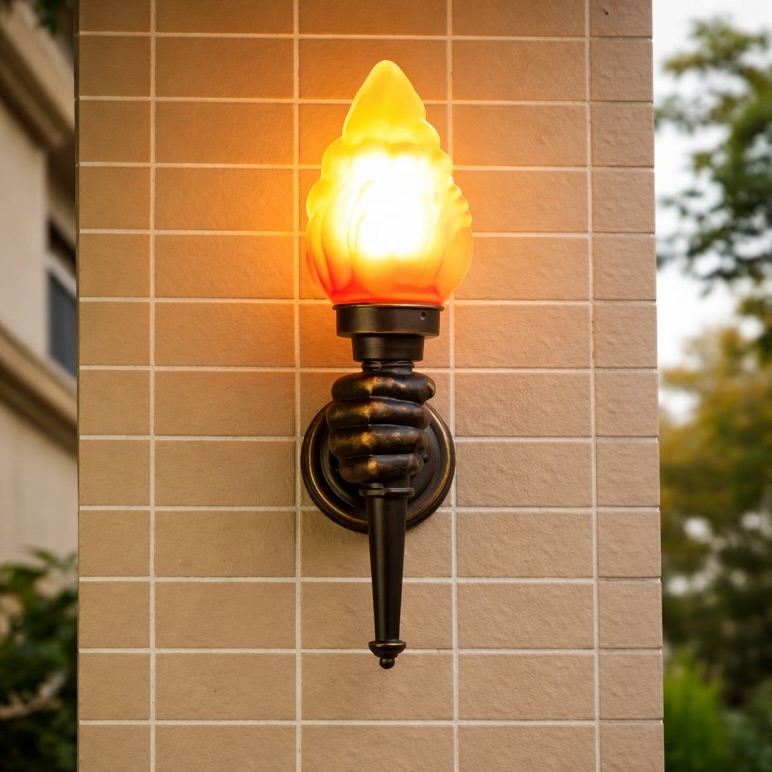 Flame Torch Outdoor Light