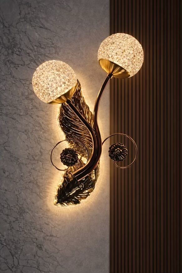Crystal LED Wall Sconce