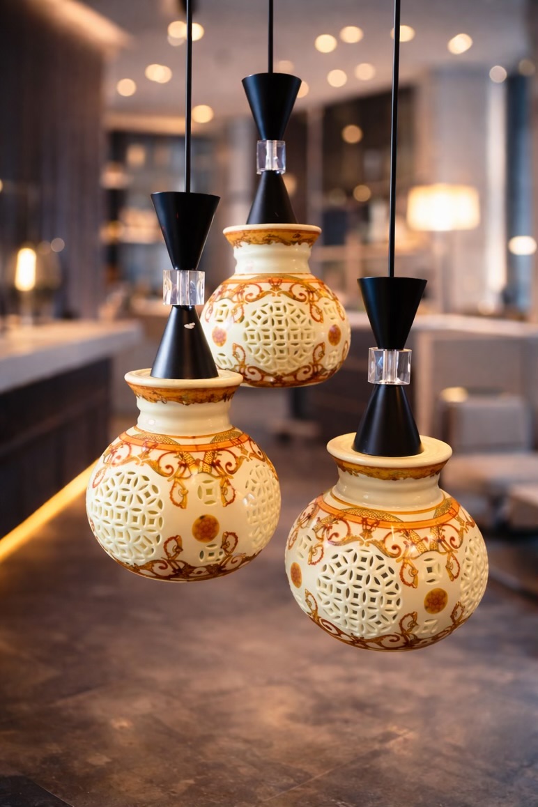 Luxury 3 Set Hanging Pendant Light