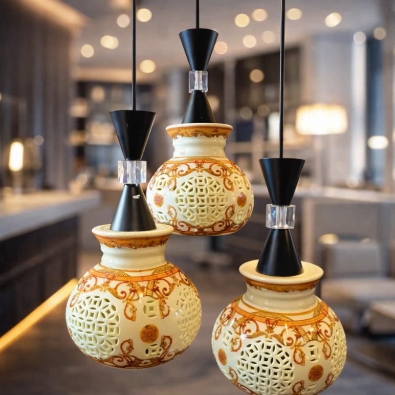 Luxury 3 Set Hanging Pendant Light
