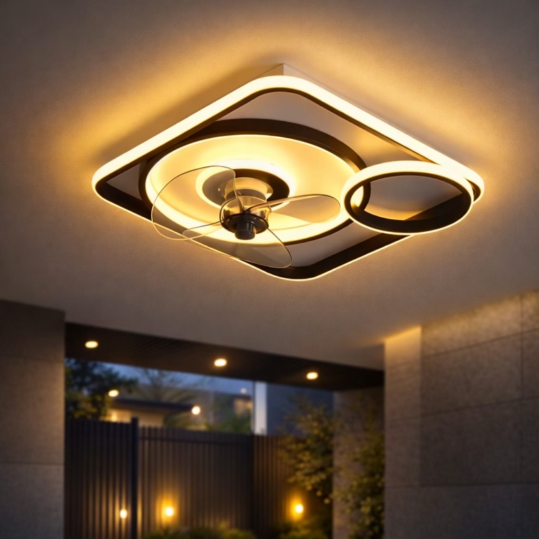 Ceiling Fan Chandelier Light