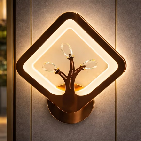 Rose Gold Wall Light