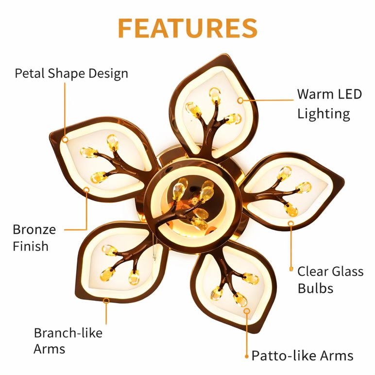 Flower LED Ceiling Light
