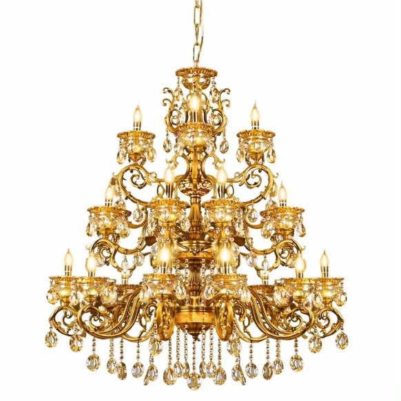 Italian Duplex Chandelier 12+8+4
