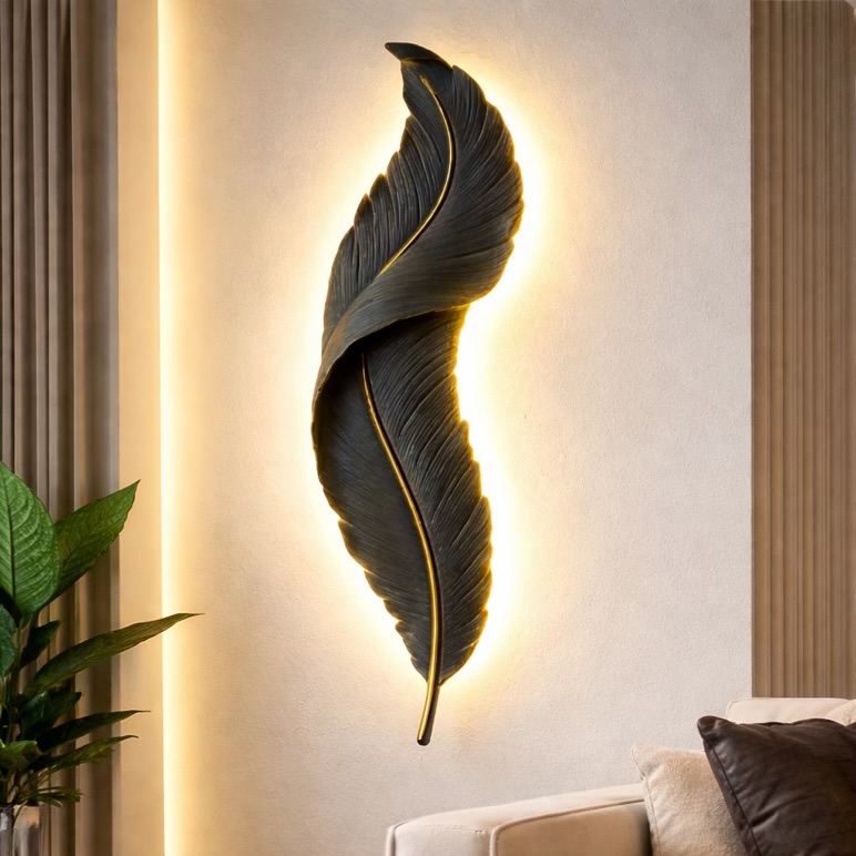 Feather Wall Mounted LED Light