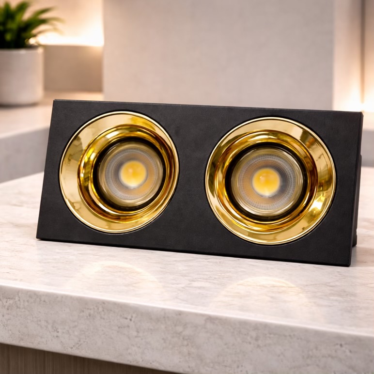 Double Head Recessed COB Spot Light