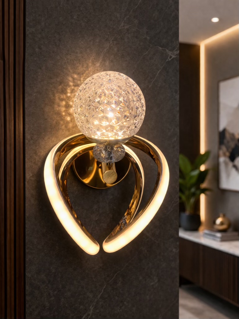 Heart Shape LED Wall Light